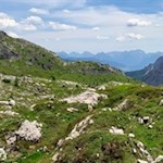 Auf dem Anello Vallon Popera zum Arzalpenkopf