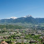 Aussichtspunkt auf dem Marlinger Waalweg