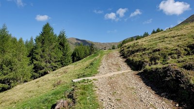 Im steten Anstieg in Richtung Bonner Hütte