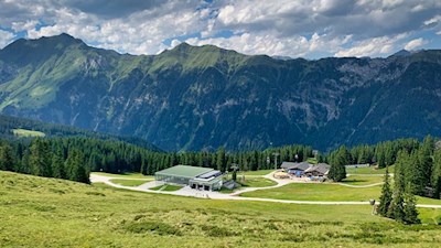 Die Wanderung zur Saxnerhütte beginnt bei der Bergstation Ratschings Jaufen