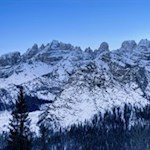During the climb to the Rifugio di Vallandro you get beautiful views of Monte Cristallo