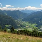 Blick auf Sterzing und Freienfeld