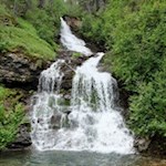 Der wildromantische Wasserfall des Terner Bachs