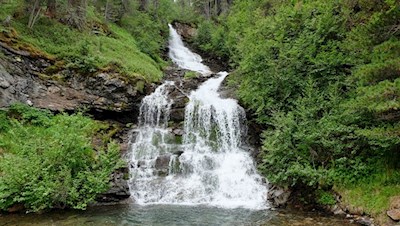 Der wildromantische Wasserfall des Terner Bachs