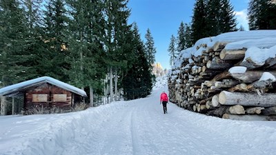 Winterwanderung zur Messnerjoch Hütte