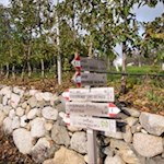 Die Dörferrunde ist gut ausgeschildert