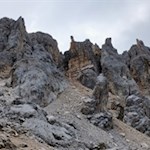 Die zerklüftete Felsenwelt des Latemar