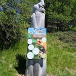 Auch dem Marder ist eine Station des Urlesteigs gewidmet