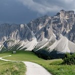 Der Weg von der Ciampcios Hütte zur Medalgeshütte führt durch eine berückende Landschaft