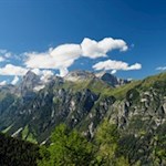 Blick auf den Pflerer und den Gschnitzer Tribulaun