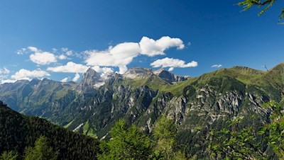 Blick auf den Pflerer und den Gschnitzer Tribulaun