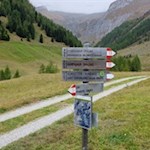Abzweigung hinter der Bodenalm