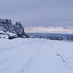 Auf dem Rückweg entfaltet sich ein malerisches Panorama