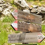 Auf dem Weg Nr. 525 zur Toni Demetz Hütte