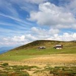 Inmitten der herbstgetönten Lüsner Almwiesen liegt die Wieseralm