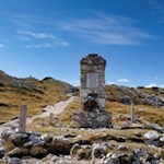 Il lato meridionale di Monte Piano era stato occupato dagli italiani