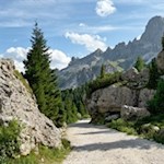 Wanderung in Richtung Vajolethütte