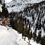 Auch auf dem Rückweg nach Pederü eröffnen sich malerische Ausblicke