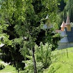 Blick auf jene frühgotischen drei Kirchen, die Dreikirchen seinen Namen gaben