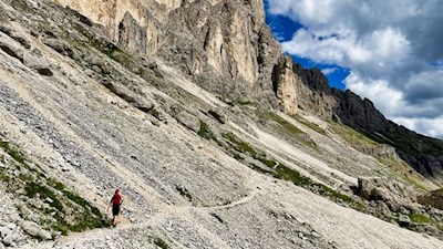 Am Fuße des Rosengarten