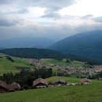 Blick auf das tiefer liegende Terenten