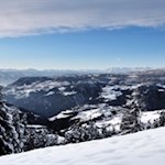 Ausblick von der Panoramaterrasse des Hofer Alpl