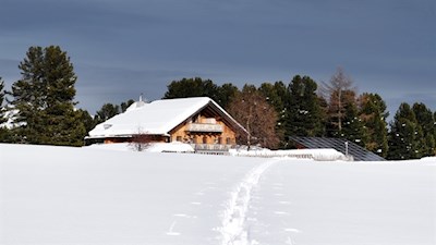 Rinderplatz Hütte auf der Villanderer Alm