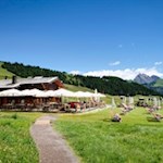 Auf dem Rückweg lädt die Sanon Hütte zur Einkehr