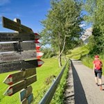Die Wanderung zum Völser Weiher ist gut ausgeschildert