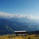 Aussichtsbank unterhalb der Radlseehütte