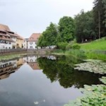 Am lauschigen Teich in Lengmoos