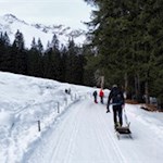 Sanft steigt der Weg zur Messnerhütte an