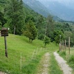Am Ende des Rablander Waalweges führt der Weg Nr. 26 nach Rabland zurück
