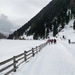 Das Knuttental und die Knuttenalm erfreuen sich auch im Winter großer Beliebtheit