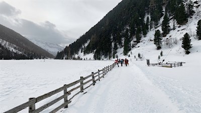 Das Knuttental und die Knuttenalm erfreuen sich auch im Winter großer Beliebtheit