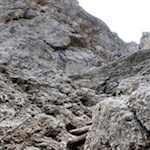 Gesicherte Passage in der Panascharte