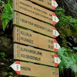 Die Wanderung zur Aglsbodenalm ist gut ausgeschildert