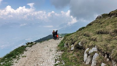 Der Weg Nr. 622 führt zur Malga Campo