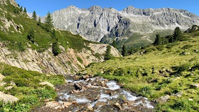 Die Wanderung auf die Rote Wand führt durch eine bezaubernde Landschaft