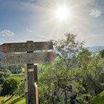 Die Wanderung zur Tschafonhütte ist gut ausgeschildert