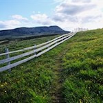 Vor der Kulisse des Villanderer Berges zur Stöfflhütte