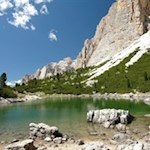 Lago di Lagazuoi lake