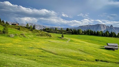 Die malerische Idylle der Seiser Alm