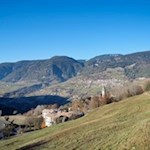 Die sonnenverwöhnten Hänge im Lajener Ried