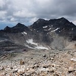 Rückwärtsgewandter Blick auf die Rieserfernerhütte