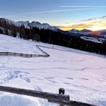 Winterimpression nahe der Messnerjoch Hütte