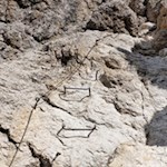 Gesicherte Passage auf dem Weg zur Pisciaduhütte