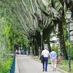 Passerpromenade in Meran