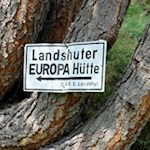 Der Weg zur Landshuter Europahütte ist gut ausgeschildert