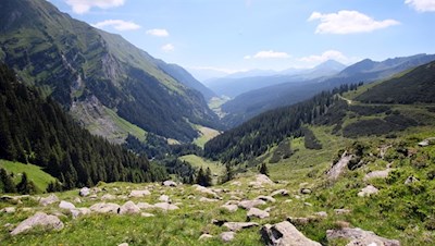 Ausblick nahe der Klammalm